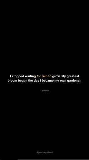 I stopped waiting for rain to grow. My greatest bloom began the day I became my #Shorts
