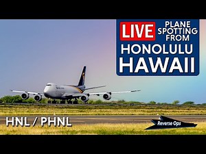 Live Planespotting at HNL Honolulu Airport | Real-Time Arrivals & Departures 30