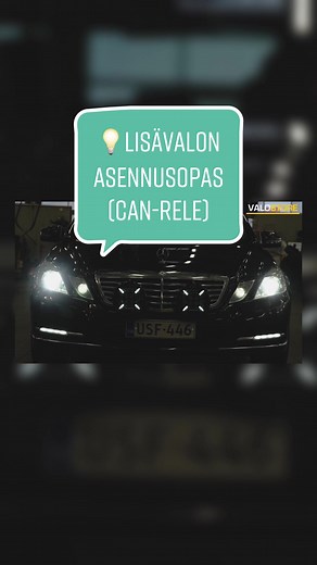 Asenna Lisävalot Autoosi CAN-väylän avulla - Asennusopas