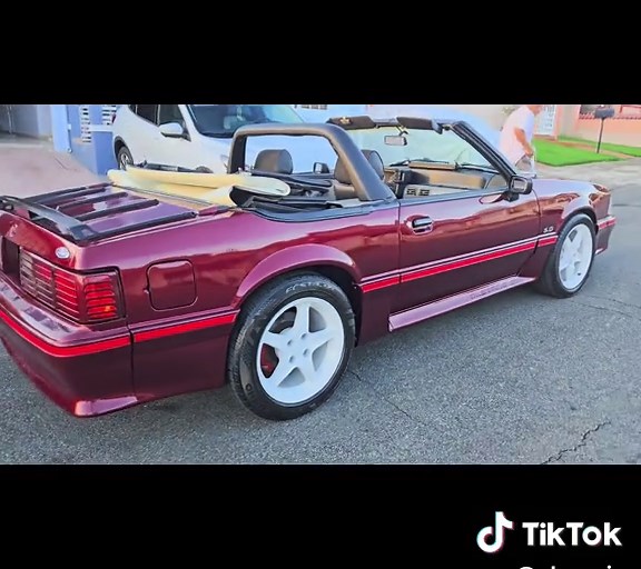 Exploring the 89 Fox Body Convertible GT in Cabernet Red
