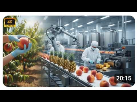 How Fruit is Processed: Full Factory Tour & Documentary
