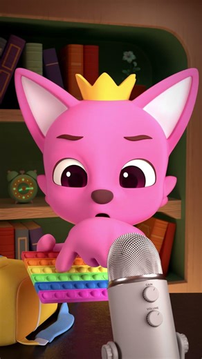 What's in pinkfong's bag? #asmr #popit