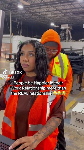 People be Happier in their Work Relationship more than the REAL relationship 😂 #Druski #couldabeenrecords #relationship #work #job #fyp #foryoupage