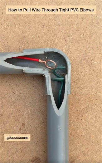 Watch how simple this is The smartest way to wire PVC pipes. #like #follow #subscribe