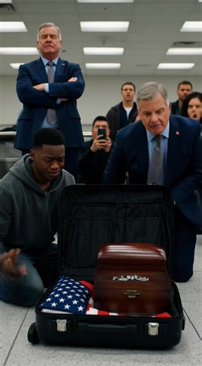 A Black Passenger Lifted Someone Else’s Suitcase Off Belt 4 at Baggage Claim — 9 People Started Shouting Before the Zipper Came Open I had been traveling for thirty-four hours. Thirty-four hours of recycled air, instant coffee, and the suffocating silence that follows a sudden death. The fluorescent lights of the baggage claim at Terminal 3 felt like a physical weight pressing against my skull. I stood near Belt 4, a ghost in a crowd of exhausted travelers, watching the black rubber carousel sna