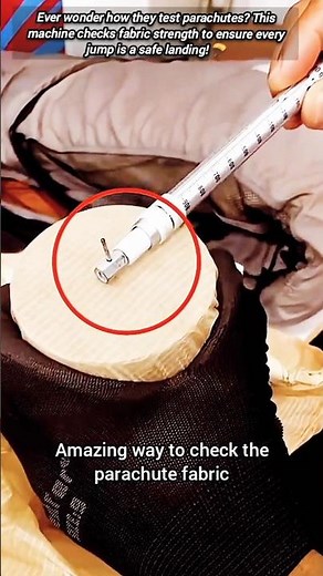 Testing Parachute Fabric Strength To The Absolute Breaking Point
