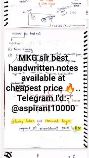 mkg sir best handwritten notes available at cheapest price 🔥.#mkgsir #kota #neet #mbbs #biology #mkg