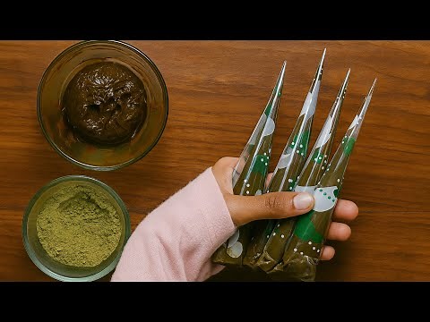 How to Make Perfect Organic Henna Paste & Cones at Home!