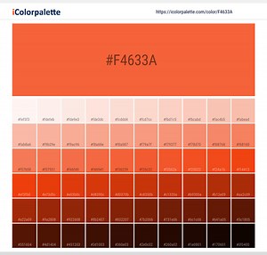 #f4633a - Fiery Sunset Embrace | Pantone PANTONE 2026 C