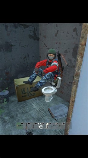 levitating on the toilet