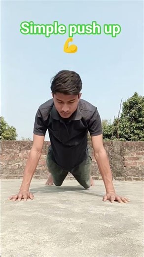 Simple push up 💪#fitness #workout #motivation #shorts #ytshorts #challenge