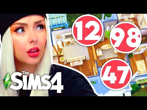 Random Generator Decides the Number of Items in EACH ROOM // Sims 4 Build Challenge