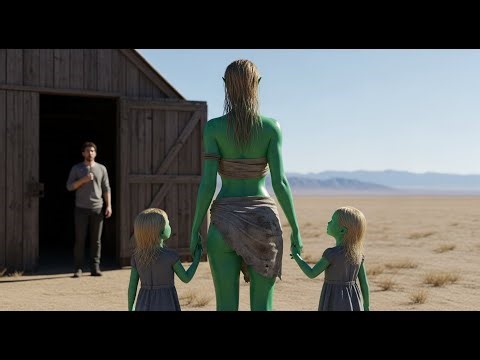 A Lonely Human Father… Until His Daughters Returned with a Stunning Alien Woman
