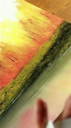 One palette knife move changes the water