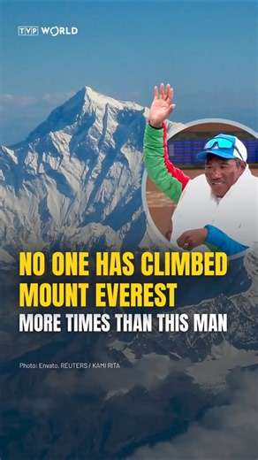 No one has climbed Mount Everest more times than this man