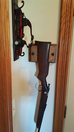 Gun Rack/rifle Wall Mount/shotgun Wall Mount/self Defense/hang Long Gun/shotgun Vertically Behind the Door/quick Access_see Video. - Etsy