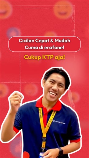 Erafone Area Jakarta Pusat on Instagram: "𝐌𝐚𝐮 𝐧𝐲𝐢𝐜𝐢𝐥 𝐇𝐏 𝐭𝐚𝐩𝐢 𝐠𝐚𝐤 𝐩𝐮𝐧𝐲𝐚 𝐤𝐚𝐫𝐭𝐮 𝐤𝐫𝐞𝐝𝐢𝐭? 𝐓𝐞𝐧𝐚𝐧𝐠 𝐚𝐣𝐚! Di erafone, kamu bisa 𝐂𝐢𝐜𝐢𝐥𝐚𝐧 𝐓𝐚𝐧𝐩𝐚 𝐊𝐚𝐫𝐭𝐮 𝐊𝐫𝐞𝐝𝐢𝐭 lho sob. Bahkan, kamu bisa nikmatin ragam keuntungan seperti: ✨DP mulai dari Rp 0* ✨Bunga mulai dari 0%* ✨Gratis hingga 2x Cicilan* ✨Gratis Biaya Admin* Jadi, dapetin HP impian semakin mudah dan praktis deh. Yuk ke erafone & more Ruko ITC Roxy sekarang! *S&K Berlaku #erafone"
