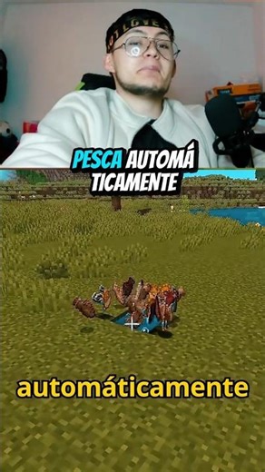PESCA AUTOMATICA ! | #shorts #minecraft #minecraftbedrock #minecraftjava