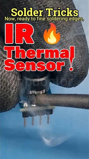 MLX90614 Sensor Solder Trick! 🔥 GY-906 IR Module Prep in Seconds