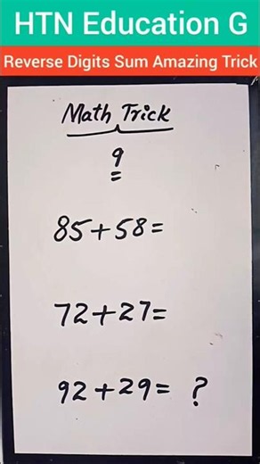 ​Crazy Math Hack You Were Never Taught in School! #maths #mathtricks