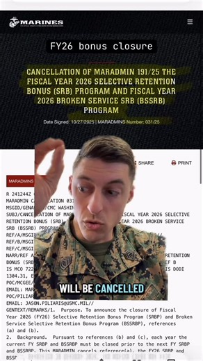 Nick Varner on Instagram: "Marine Corps Retention News (Fiscal Year 2026)"