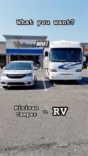 RV vs Minivan Camper