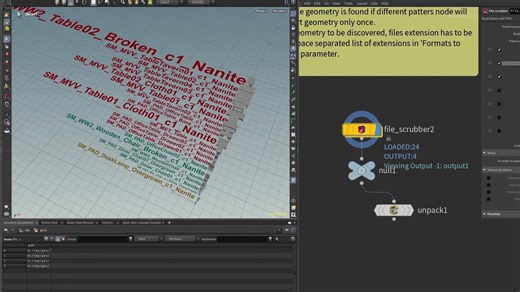 文件清理工具 HDA v2.0 Houdini 21.0  展示