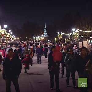 Step into the holiday spirit for the 20th year of Holiday Nights in Greenfield Village. Sleigh bells, carols, fresh greens, handcrafted goods, food and warm beverages enchant you under a fireworks-filled sky at one of the nation’s most beloved seasonal traditions. | The Henry Ford
