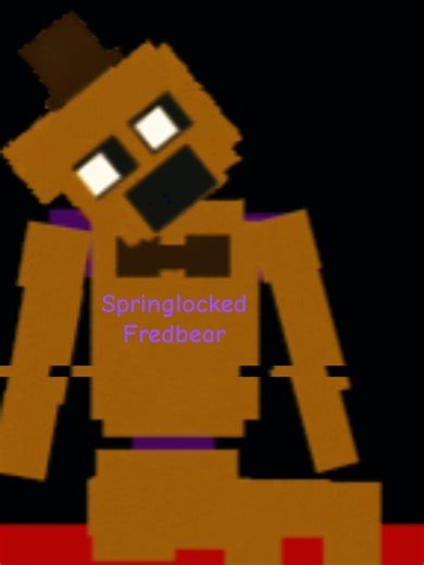 Springlocked Fredbear. #fnaf #fredbear #springtrap #springlockfailure #springlock #edit #shorts