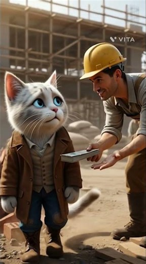 Cat becomes successful by hardwork