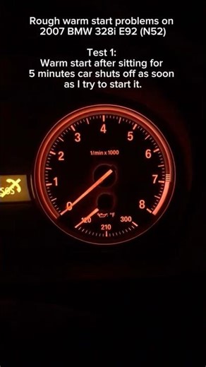 HELP… BMW N52 Rough/Stalling Warm start problem #bmw #bmwcar #carproblems