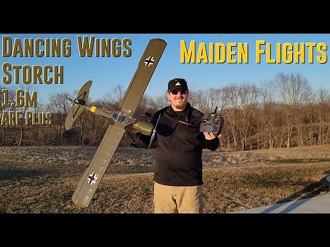 Dancing Wings - Fi 186 Storch - 1.6m - Maiden Flights