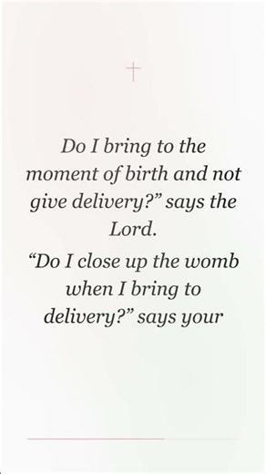 Isaiah 66:9 — Scripture of the Day #reels #shorts #jesus #christ #bible #church