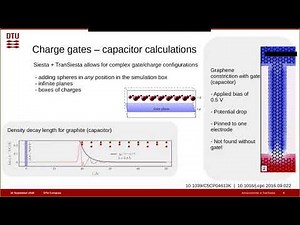 MAX Webinar 2020 - TranSIESTA new functionalities, charge gates: capacitor calculation
