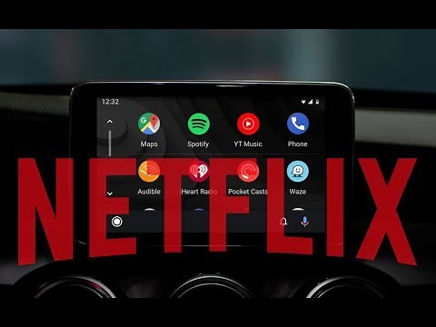 How to watch netflix on Android Auto and fix black screen problem.