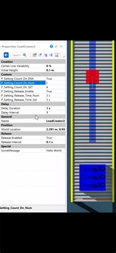Emulate3D LoadCreator count down