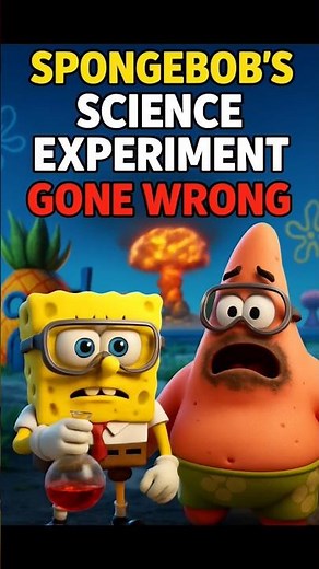 Spongebob's Science Experiment Gone Wrong 😱‼️ #spongebob #patrick #shortvideo