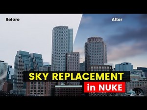Easy Sky Replacement in NUKE | How to use Difference Keyer Node | #VFXMentor