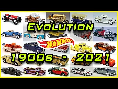 Evolution of Hot wheels Car Models from 1900s - 2021