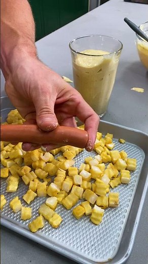 Making A Korean Corn Dog