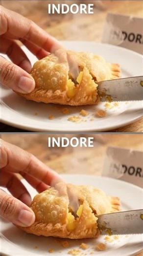 AI With durga sir || cuting samosa || very Satisfying || viral videos