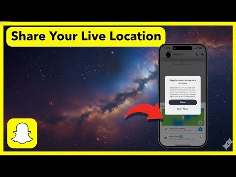 How To Share Live Location On Snapchat