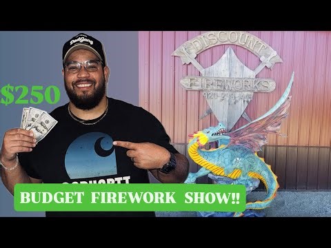 $250 Budget Firework Show!! #boom #fireworks #budget #pyro #salute ‪@discountfireworks26‬