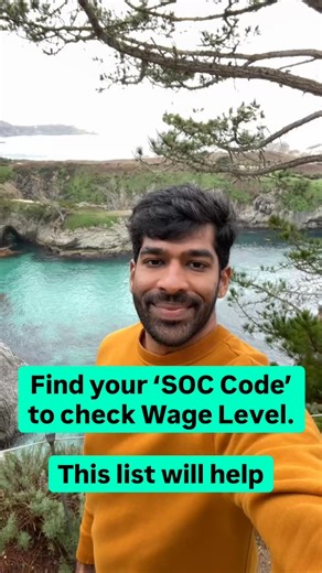 Sriram Arumelli on Instagram: "You can find your SOC code in this sheet. Once you find the relevant code then go to Flag.dol.gov website to check the wage level. Follow @srirams_chronicles and comment ‘code’ to get the entire list in your DM. #soccode #wagelevel #wagebaselottery #usa #india"