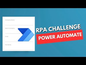 RPA Challenge in Power Automate for Desktop | RPA Challenge Form Filling | Power Automate Desktop