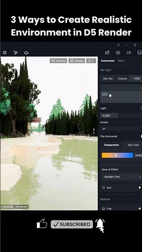 3 Ways to Create Realistic Environment in D5 Render | D5 Render Tutorial for Beginners