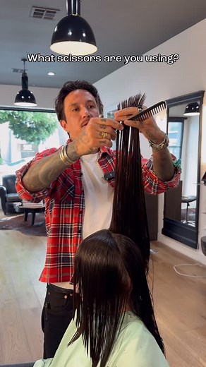 45K views · 338 reactions | You don’t need too many different sets of shears to have an awesome kit ✁ my go-tos are from @feel_scissors Feel Shears listed below (All sold on my site) 1. Cutting Scissors 2. Damascus Steel Cutting Scissors 3. Thinning Scissors 4. Texture Scissors Love y’all DomDom | Dom Dom Hair | Facebook