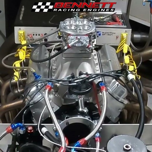 BENNETT RACING ENGINES 450U SMALL BLOCK FORD NITROUS ENGINE