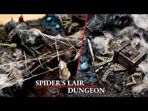 The Spider's Lair Dungeon: Making Epic Terrain with ‪@ConquestCreations‬