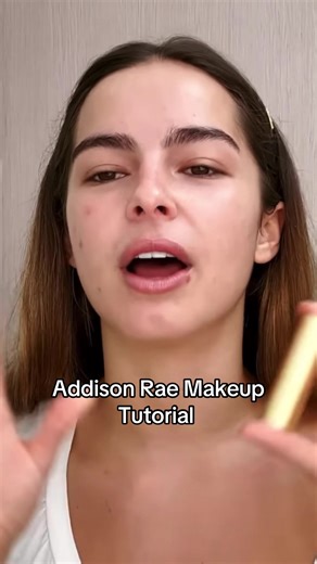 Addison Rae Makeup Tutorial #addisonrae #fyp #makeup #makeuphacks #fashion